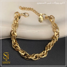 دستبند زنانه استیل دوپیو کد dzd32