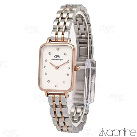 ساعت دنیل ولینگتون زنانه دورنگ رزگلد نگین‌دار 106765