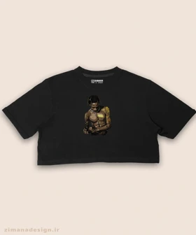 کراپ زنانه طرح تراویس اسکات کد 944