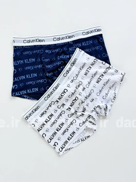 شورت نخ پنبه پادار مردانه طرح نوشته کلوین کلاین Calvin Klein