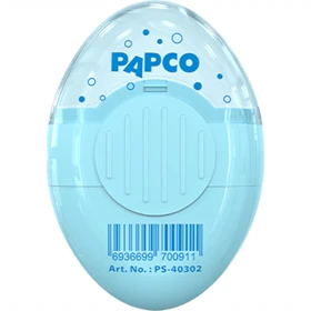تراش مخزن دار پاپکو Papco مدل PS-403 پاک کن دار کمبو (آبی)