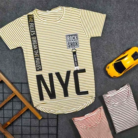 تیشرت پسرانه راه راه NYC