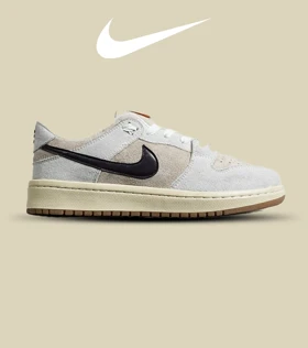 کفش کتانی مردانه و زنانه کرم طوسی بنفش نایک NIKE SB Dunk مدل 7063