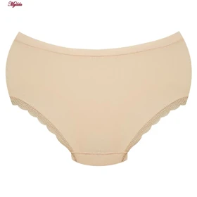 شورت زنانه مدل سیملس لبه گیپوری کرم کد 4970