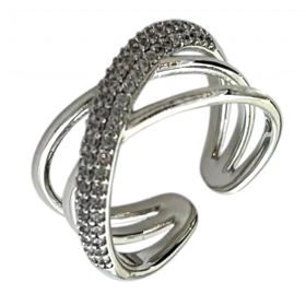 انگشتر زنانه طرح جواهری با قابلیت تنظیم سایز Xuping