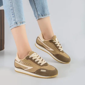 کفش و کتانی اسپرت زنانه مدل نایک NIKE رنگ کرم