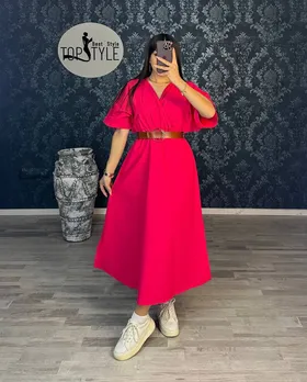 پیراهن کمربند دار کد : 8073