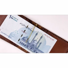 کیف پول جیبی چرم مدل نوژین