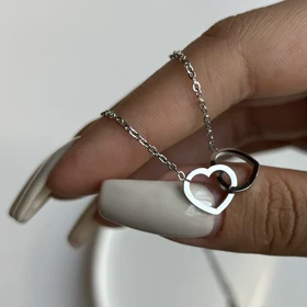 گردنبند قلب استیل