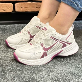 کتانی اسپرت زنانه مدل نایک NIKE رنگ سفید صورتی کد 41699
