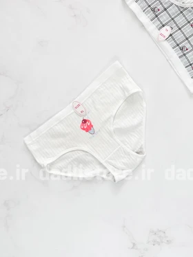 شورت اسلیپ نخ پنبه عروسکی طرح بستنی
