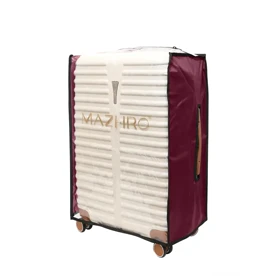 کاور چمدان برزنتی Mazhro مدل SC035-L سایز بزرگ (زرشکی)