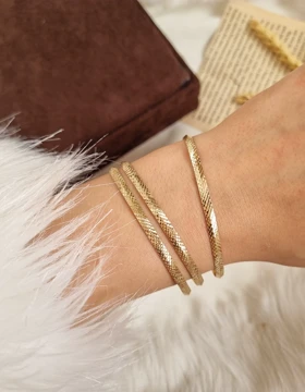 النگو طلاروس پوست ماری تراش