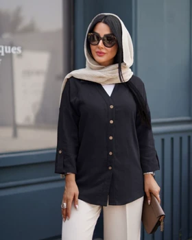 مانتو شومیزی زنانه مدل پونه کد 761 (ضمانت اصالت)