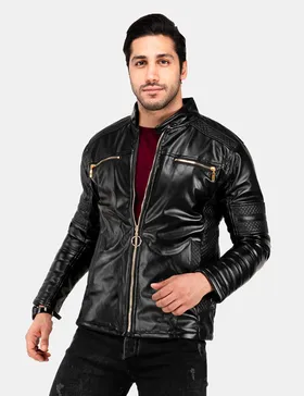 کاپشن چرم مردانه Karen