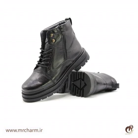 نیم بوت چرم مردانه mrc1122-07