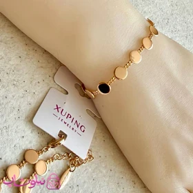 دستبند زنانه ژوپینگ مدل پولکی یا سکه ای کد 8451