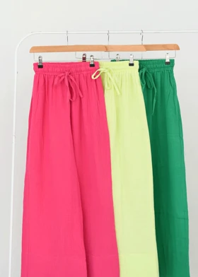 شلوار بگ موسلین