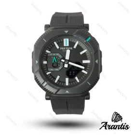 ساعت کاسیو پروترک protrek مشکی بند رابر مدل m-10263