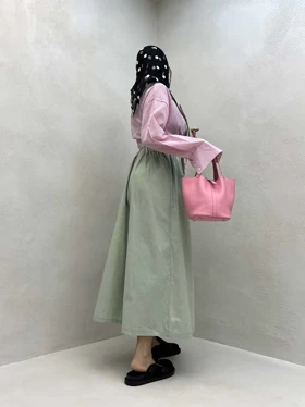 ست شومیز و پیراهن بنددار