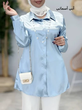 3384-شومیز ساتن