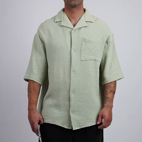 پیراهن آستین کوتاه لینن کد 231021