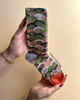 جوراب ساق‌دار طرح‌دار