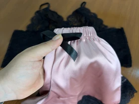 ست نیمتنه گیپور و شلوارک مدل 107