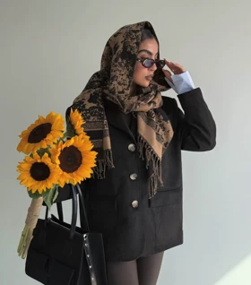 شال وارداتی کریستین دیور فوتر کد 400