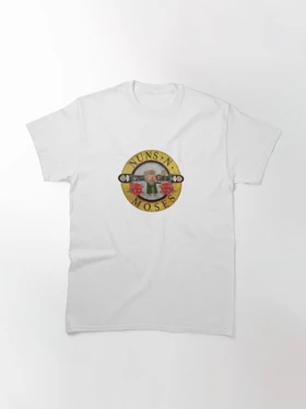 تیشرت guns n roses گانز ان روزز Guns n 'Roses x Moses style کد 181133