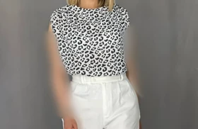 تاپ زنانه پلنگی