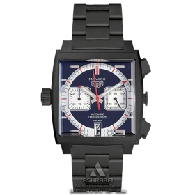 ساعت مردانه بند مشکی Tag Heuer Monaco Gulf BL2
