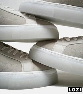 کفش کتانی مردانه طوسی Calvin Klein