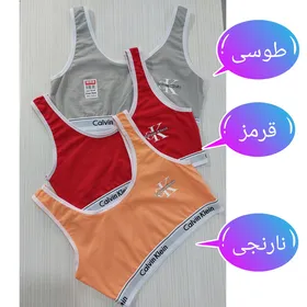 نیم‌تنه کلوین کلین ورزشی زنانه بدون کاپ نخی