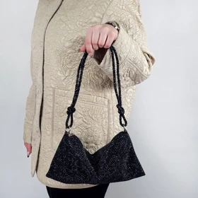 کیف مجلسی نگین‌دار کد 1092 (مشکی)