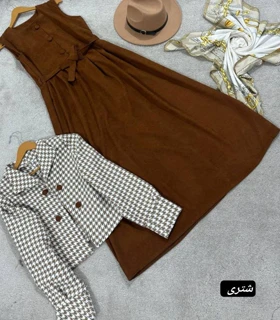 کت سارافون ترکیبی مخمل کبریتی