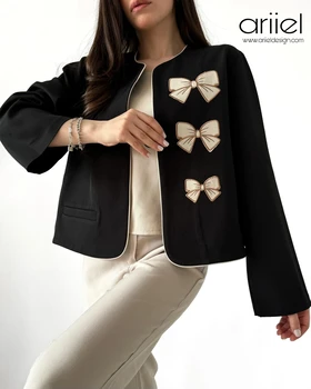 کت پاپیون گلدوزی