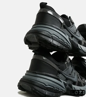 کفش کتانی مردانه و زنانه مشکی خاکستری Nike cushlon