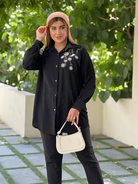 مانتو گلدوزی بابونه زنانه