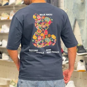 تیشرت مردانه مدل پاندا رنگ سرمه ای کد 992580