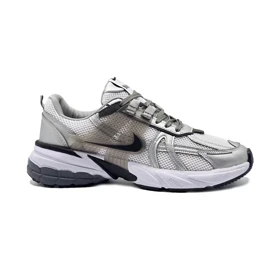 کفش و کتانی زنانه و دخترانه مدل نایک NIKE V2K رنگ سفید طوسی