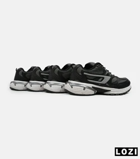 کفش کتانی مردانه مشکی خاکستری DIESEL S-SERENDIPITY SPORT