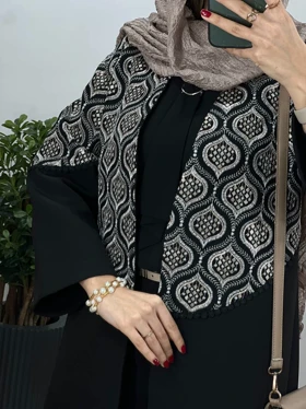 مانتو مجلسی سوزندوزی ستاک