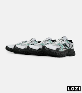 کفش کتانی مردانه و زنانه سفید سبز مشکی NEW BALANCE 530 V02