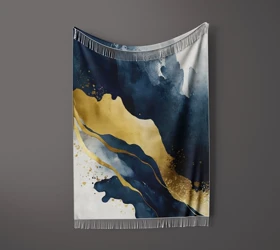 شال مبل ریش دار sofa shawl 300
