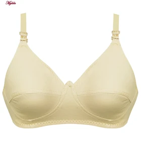 سوتین زنانه نخی کرم کد 3472-C