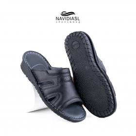 صندل مردانه چرم شهروز طبی کد 1500013