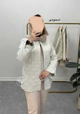 مانتو مجلسی ژاکارد