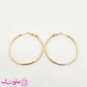 گوشواره دخترانه حلقه‌ای ساده ژوپینگ