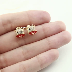 گوشواره دخترانه مدل گاو